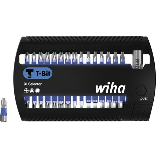 Wiha SB7948T999 41830 Conjuntos de bits negro/Azul