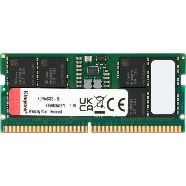 Kingston ValueRAM KCP548SS8-16 Memoria RAM verde