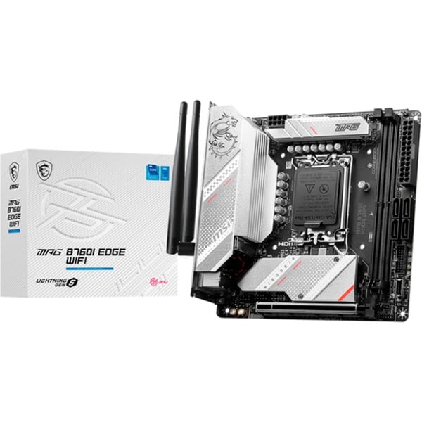 MSI MPG B760I EDGE WIFI Placa base plateado