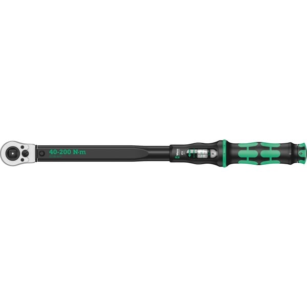 Wera Click-Torque C 3 Push R/L Llave de torsión negro/Verde