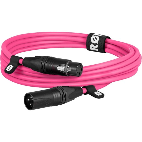 Rode Microphones  XLR3M-P Cable rosa neón