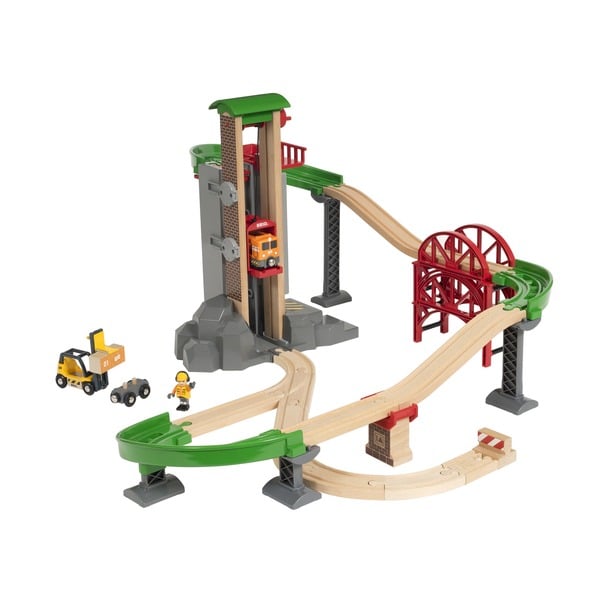 BRIO World  53.033.887 Modelos a escala Juego de construcción Niño/niña Lift and Load 32 pieza(s) 0,3 año(s) CE FSC Grüner Punkt Tren/ferrocarril de juguete