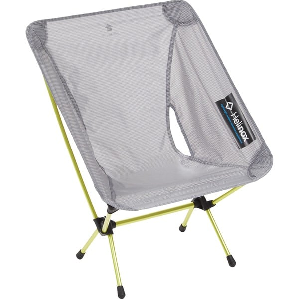 Helinox Chair Zero Silla de camping 4 pata(s) Gris gris/Verde claro 120 kg Silla de camping 4 pata(s) Plegable 490 g Gris