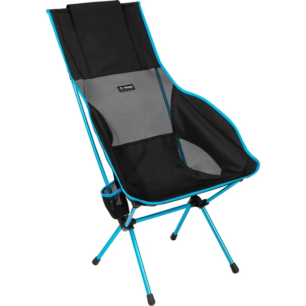 Helinox Savanna Silla de camping 4 pata(s) Negro Azul negro/Azul 145 kg Silla de camping 4 pata(s) 1,8 kg Aluminio Nylon Negro Azul