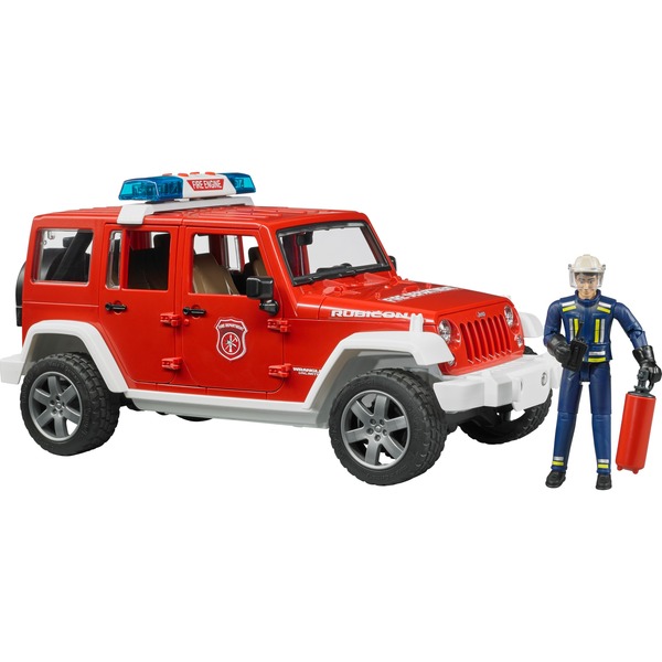 bruder 2528 vehículo de juguete Automóvil de construcción rojo/blanco Jeep Interior / exterior 3 año(s) De plástico Rojo