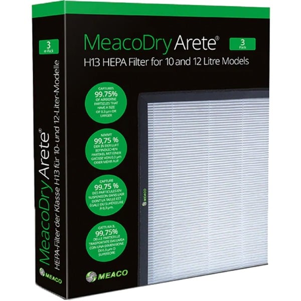 Meaco AreteHepa10L/12LEU Filtros