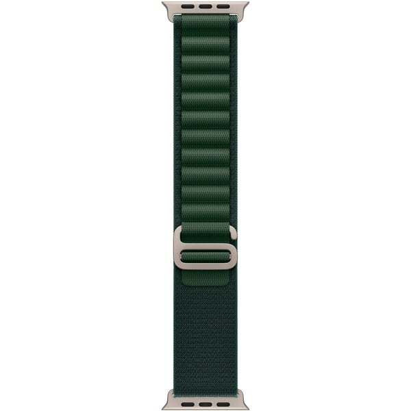 Apple MXMW3ZM/A Correa de reloj verde oscuro/Titanio