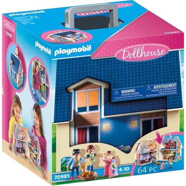 PLAYMOBIL Dollhouse 70985 set de juguetes Juegos de construcción Construcción 4 año(s) Multicolor Plástico