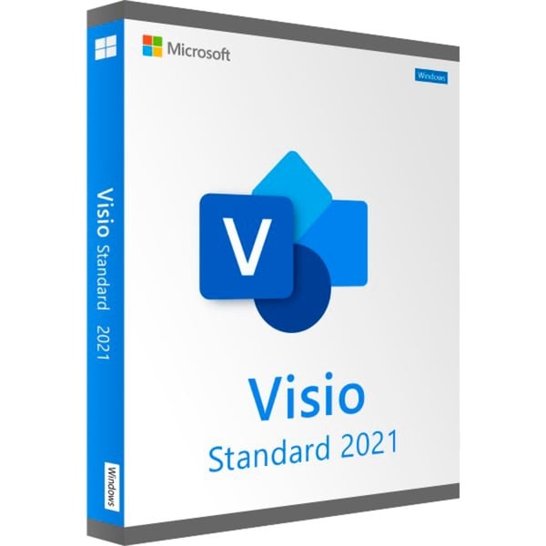 Microsoft Visio Professional 2021 1 licencia(s) Software 1 licencia(s) Inglés