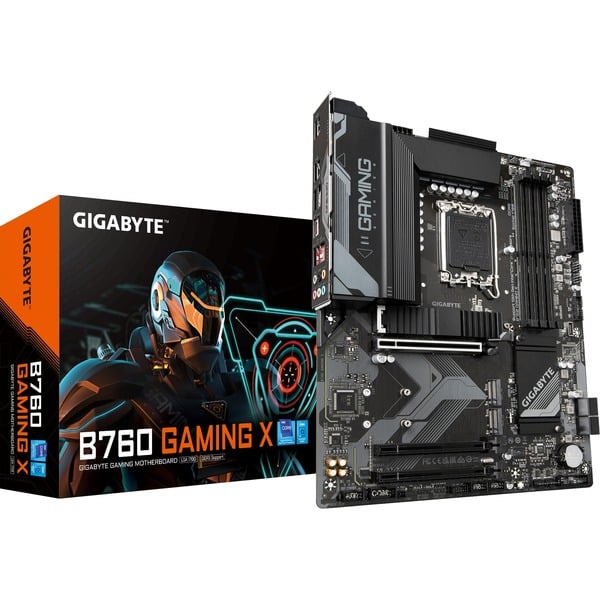 GIGABYTE B760 GAMING X Placa base negro/Gris