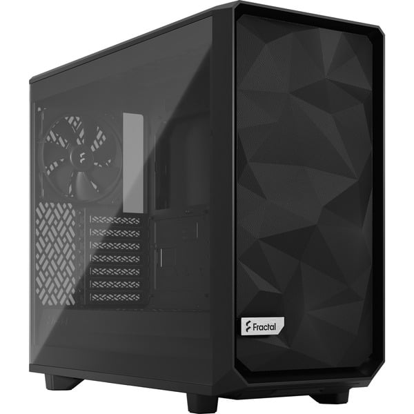 Fractal Design Meshify 2 Lite Negro Cajas de torre negro PC Negro ATX EATX micro ATX Mini-ITX Acero Vidrio templado 18,5 cm 47,6 cm