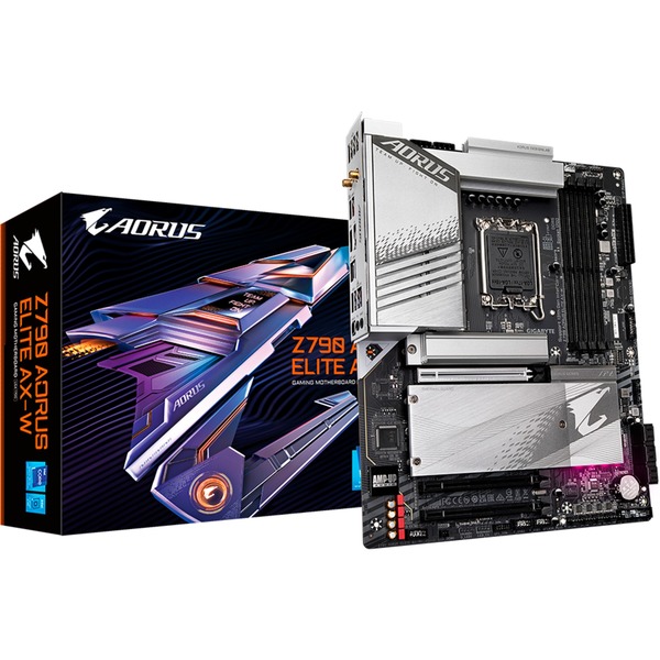 GIGABYTE Z790 AORUS ELITE AX-W Placa base plateado