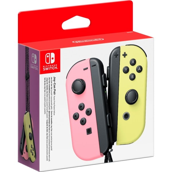 Nintendo Joy-Con Control por movimiento rosa/Amarillo claro