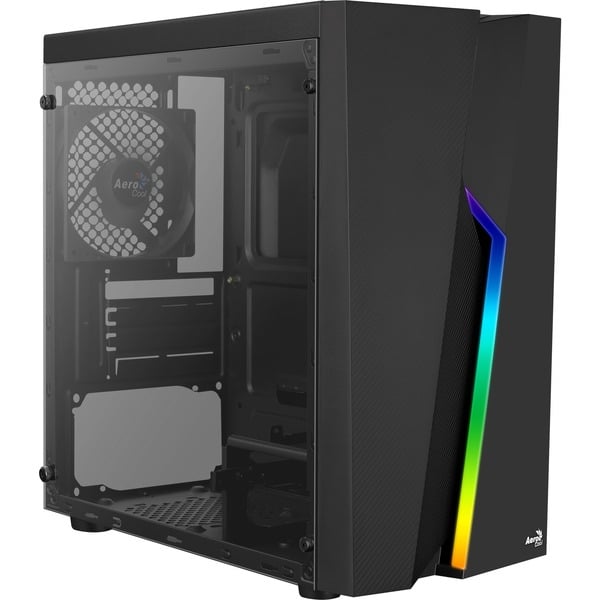 Aerocool Bolt Mini Mini Tower Negro Cajas de torre negro Mini Tower PC Negro micro ATX Mini-ATX ABS sintéticos Acrílico SPCC Juego