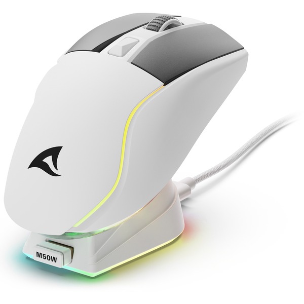 Sharkoon SKILLER SGM50W Ratones para gaming blanco