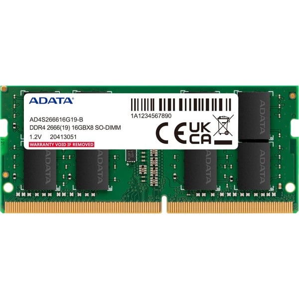 ADATA AD4S266616G19-SGN Memoria RAM verde