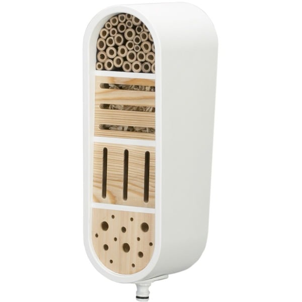 GARDENA ClickUp! Bamboo Madera Contenedor Bumblebee Butterfly Mariquita Blanco Madera Bamboo Madera 149 mm 110 mm 368 mm