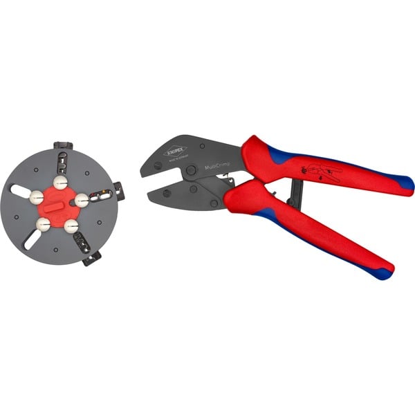 Knipex 97 33 01 Crimpadora rojo/Azul