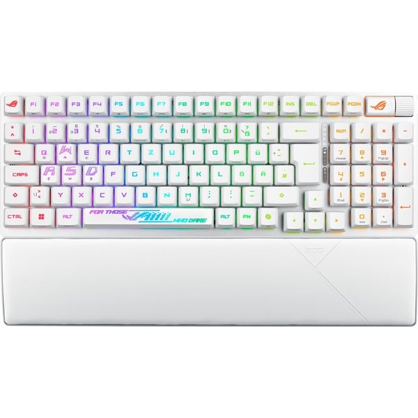 ASUS 90MP03S0-BKDA30 Teclado para gaming blanco