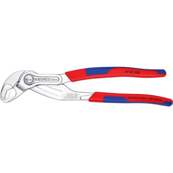 Knipex 87 05 250 Alicates para bomba de agua / tubos rojo/Azul