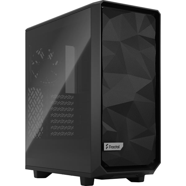 Fractal Design Meshify 2 Compact Torre Negro Cajas de torre negro Torre PC Negro ATX micro ATX Mini-ITX Acero Vidrio templado Juego