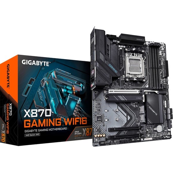 GIGABYTE X870 GAMING WIFI6 Placa base negro/Gris