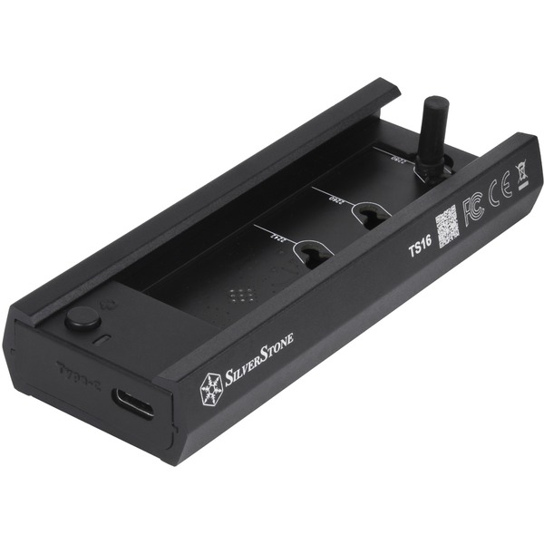 SilverStone TS16 Caja externa para unidad de estado sólido (SSD) Negro M.2 Caja de unidades negro Caja externa para unidad de estado sólido (SSD) M.2 Serial ATA III 10 Gbit/s Conexión USB Negro