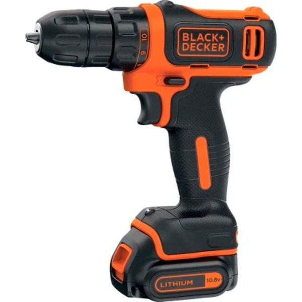 BLACK+DECKER BDODD12KA-DE Taladro/destornillador negro/Naranja