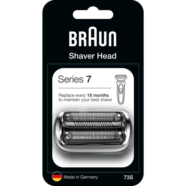 Braun Series 7 73s Cabezal para afeitado Cabezal de afeitado plateado Cabezal para afeitado 1 cabezal(es) Plata 18 mes(es) Alemania Braun