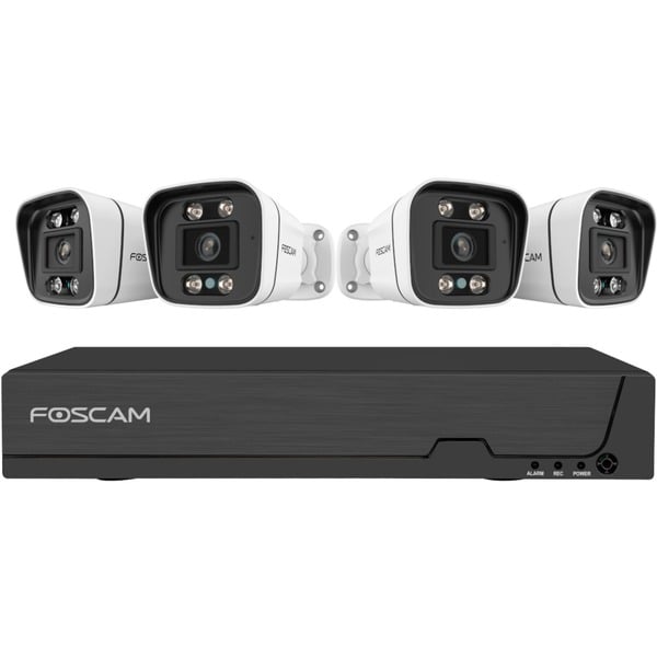 Foscam  FNA 108 E B4 2T bk Conjunto negro/blanco