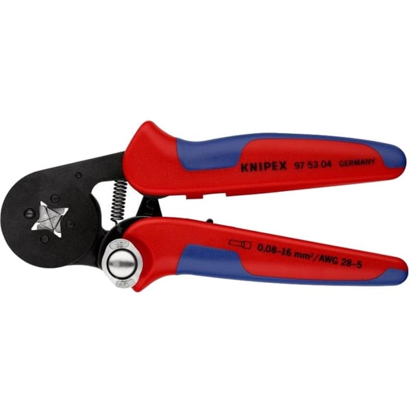 Knipex 97 53 04 SB Crimpadora rojo/Azul