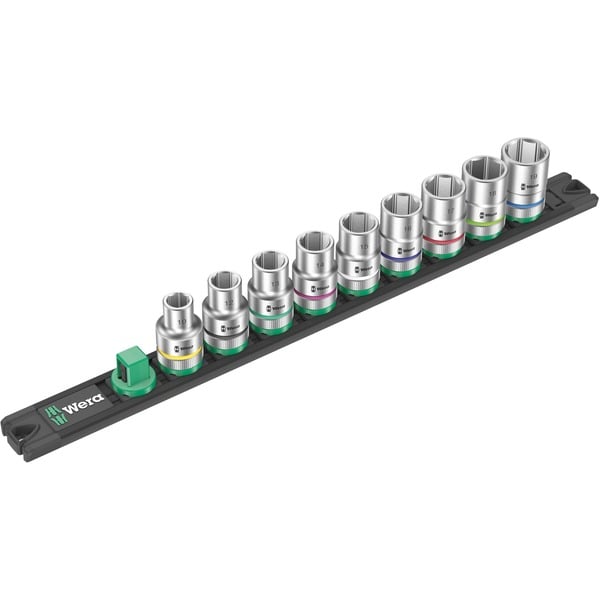 Wera 05005460001 C 4 Zyklop Llave de tubo negro/Verde