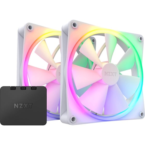 NZXT F140 RGB DUO Twin 140x140x25 Ventilador blanco