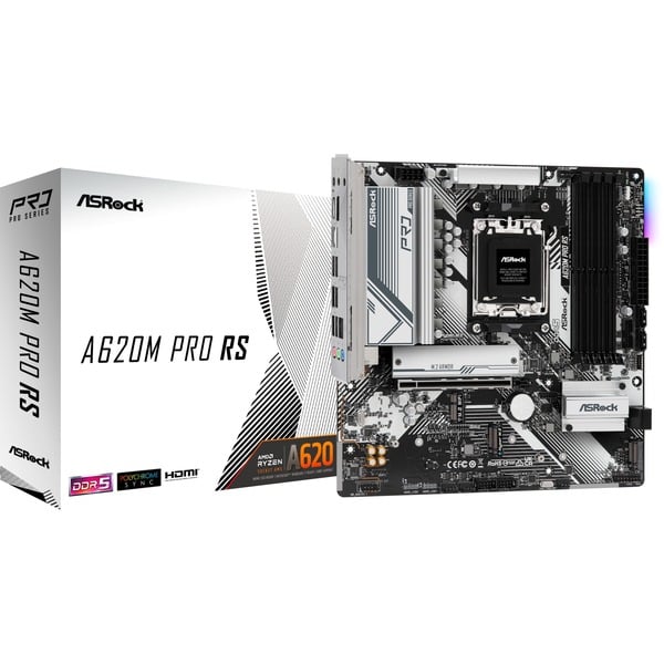 ASRock A620M Pro RS WIFI Placa base