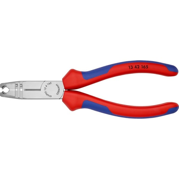 Knipex 13 42 165 Alicates pelacables rojo/Azul