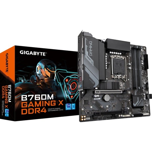 GIGABYTE B760 GAMING X DDR4 Placa base negro/Gris