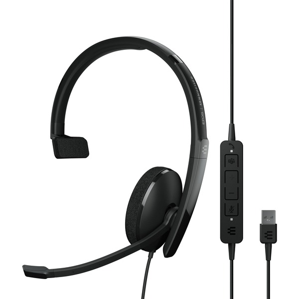 EPOS | Sennheiser ADAPT 130T USB II Auriculares con micrófono negro