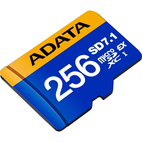 ADATA Premier Extreme microSDXC 256 GB Tarjeta de memoria azul/Amarillo