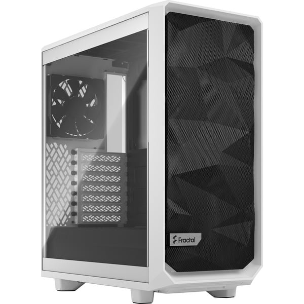 Fractal Design Meshify 2 Compact Torre Blanco Cajas de torre blanco/Negro Torre PC Blanco ATX micro ATX Mini-ITX Acero Vidrio templado Juego