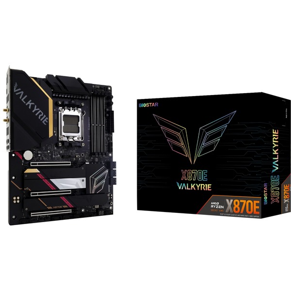 Biostar X870E VALKYRIE Placa base negro