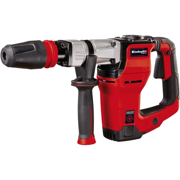 Einhell Marteau Démolisseur TE-DH 12 (1050 W Fréquence de Frappe : 4100 trs/min  Câble : 400 cm Mandrin SDS Max Livré en Coffret avec Burin Pointu et Burin Plat) Martillo de demolición rojo/Negro Fréquence de Frappe : 4100 trs/min  Câble : 400 cm Mandrin