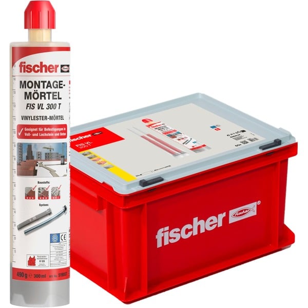 Fischer FIS VL 300 T 553657 Mortero gris