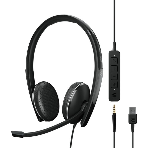 EPOS | Sennheiser ADAPT 165 USB II Auriculares con micrófono negro