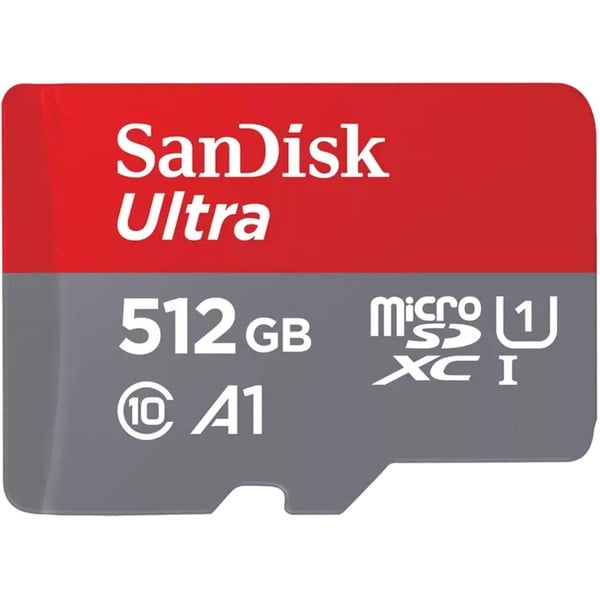 SanDisk SDSQUAC-512G-GN6MA Tarjeta de memoria gris/Rojo