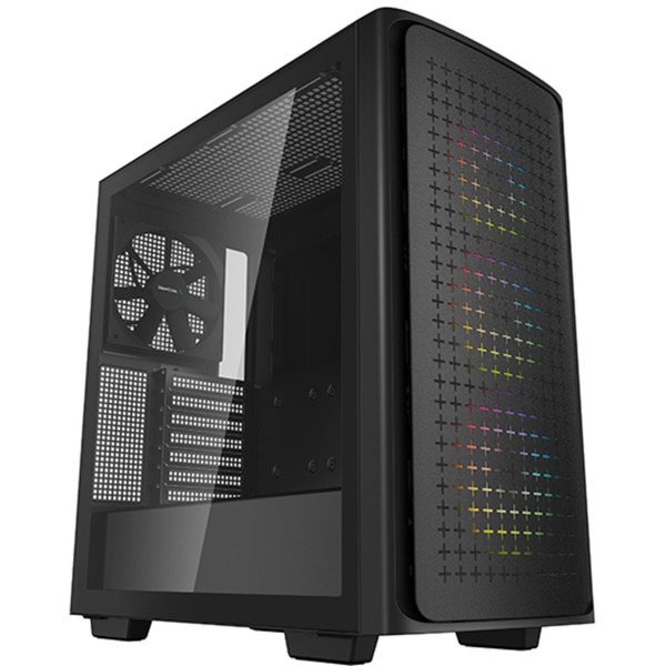 Deepcool CK560 Midi Tower Negro Cajas de torre negro Midi Tower PC Negro ATX EATX micro ATX Mini-ATX ABS SPCC Vidrio templado Ventiladores de la caja