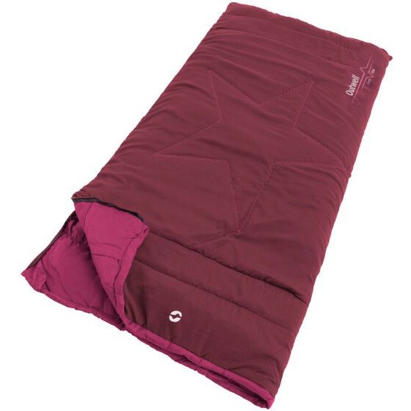 Outwell Champ Kids Deep Red Saco de dormir rojo