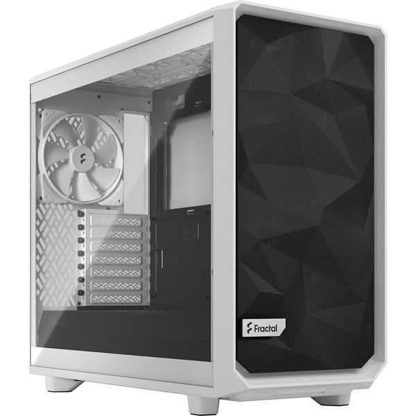 Fractal Design Meshify 2 Lite Blanco Cajas de torre blanco PC Blanco ATX EATX micro ATX Mini-ITX Acero Vidrio templado 18,5 cm 47,6 cm