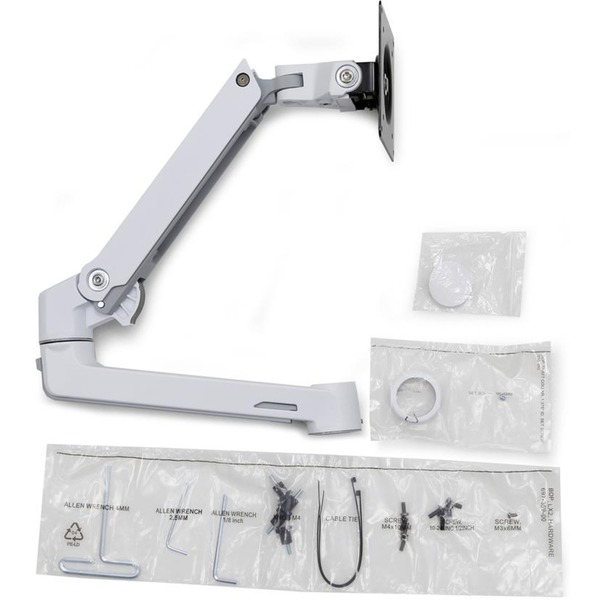 Ergotron LX Arm Kit de montaje Fijación/Instalación blanco 360° 5 – 70° 2 kg 440 mm 200 mm 170 mm