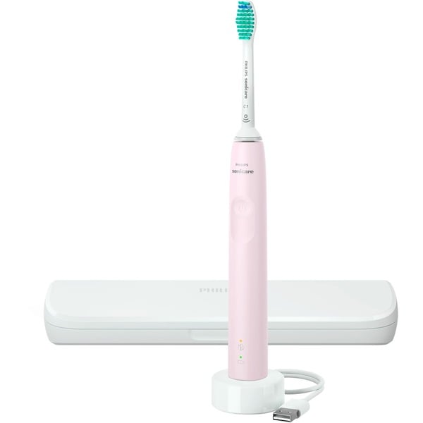 Philips HX3673/11 Cepillo de dientes eléctrico rosa/blanco