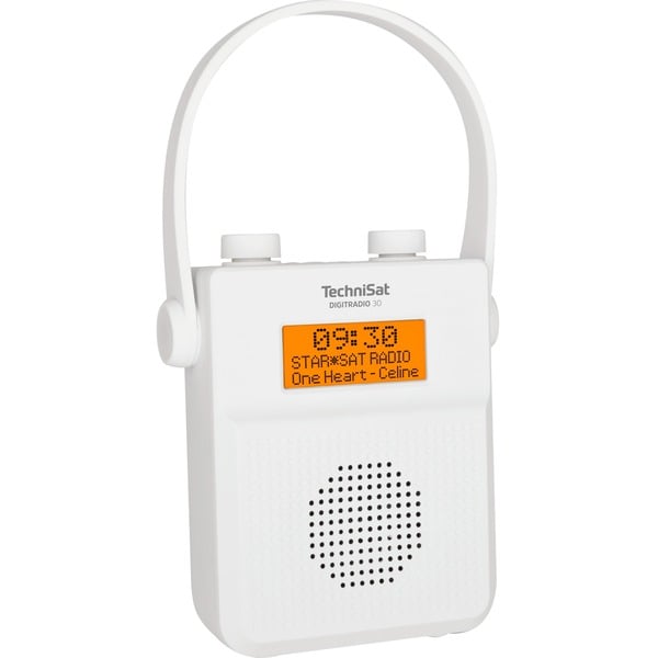 TechniSat DIGITRADIO 30 Portátil Analógico y digital Blanco blanco Portátil Analógico y digital DAB+,FM 87.5 – 108 MHz 174 – 240 MHz 2 W